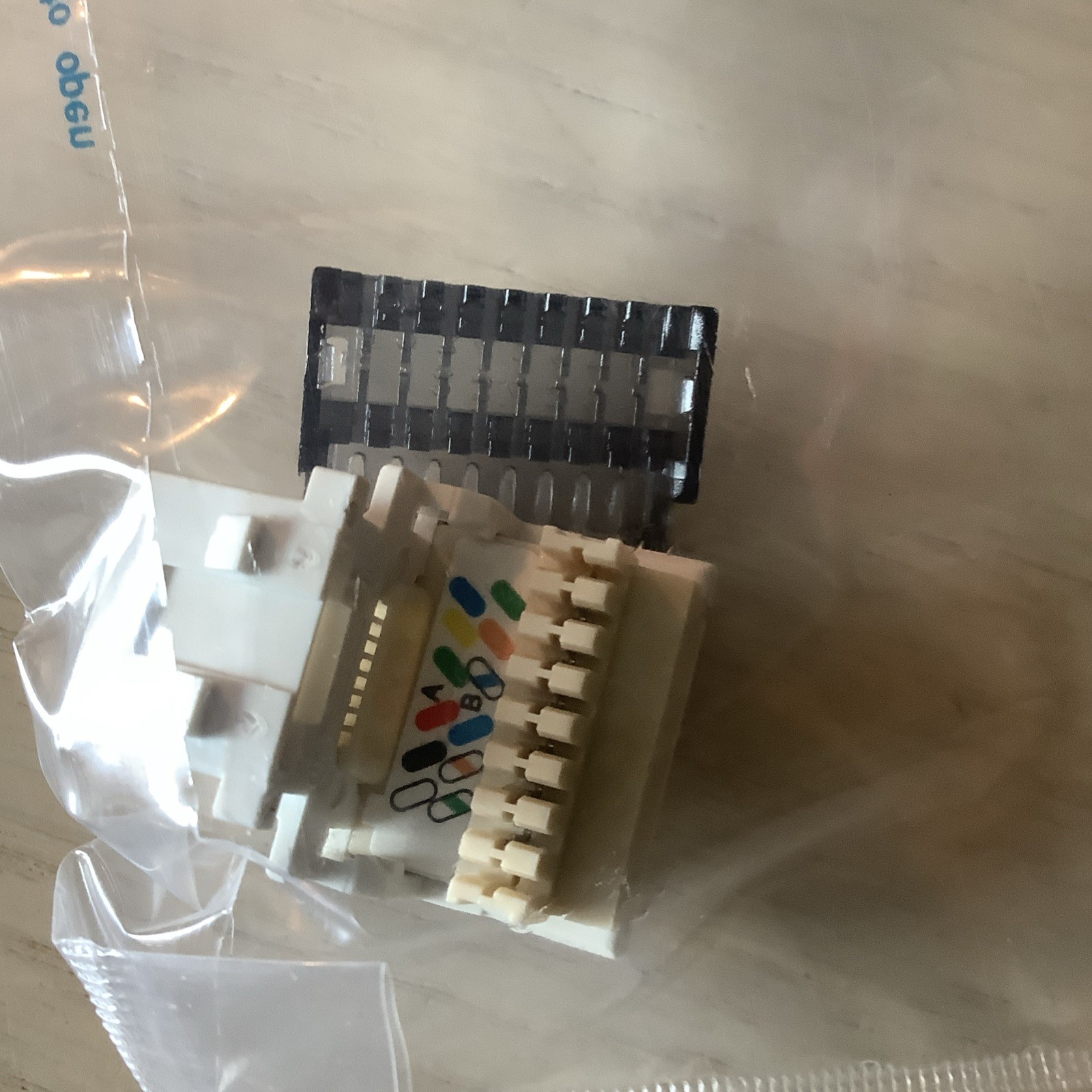 ICC RJ 11 EZ IC1076VOWH Modular Connector White, NEW PACK OF 10