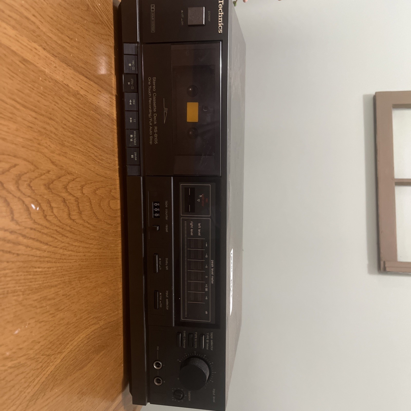 Technics Dolby System VCR Player (read description)