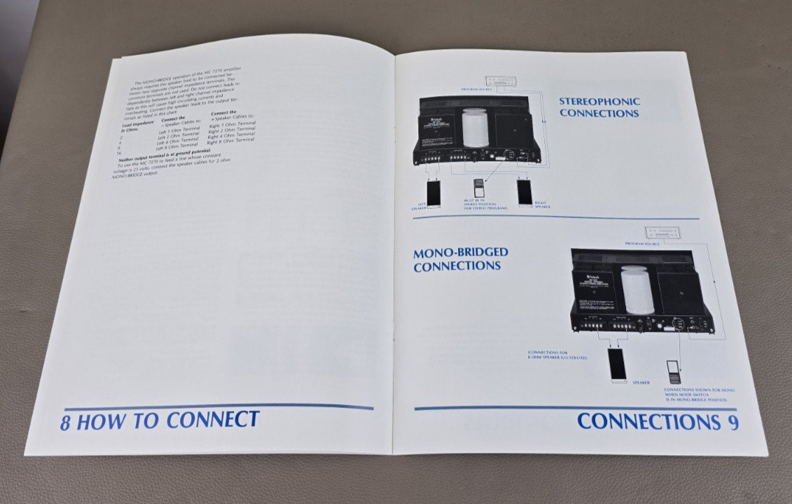 McIntosh MC 7270 Owner’s Manual D-2184