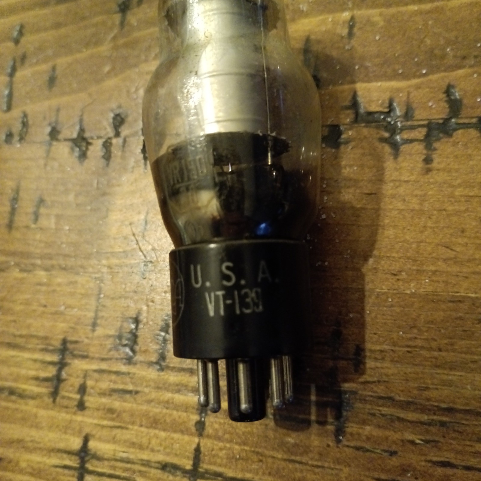 RCA VT-139 Vacuum Tube VR150/30 Military Radio Voltage Regulator Made in USA ba