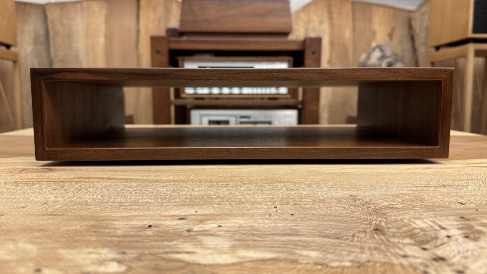 McIntosh L101 Solid Walnut Cabinet for MQ101 (Pre-Order)
