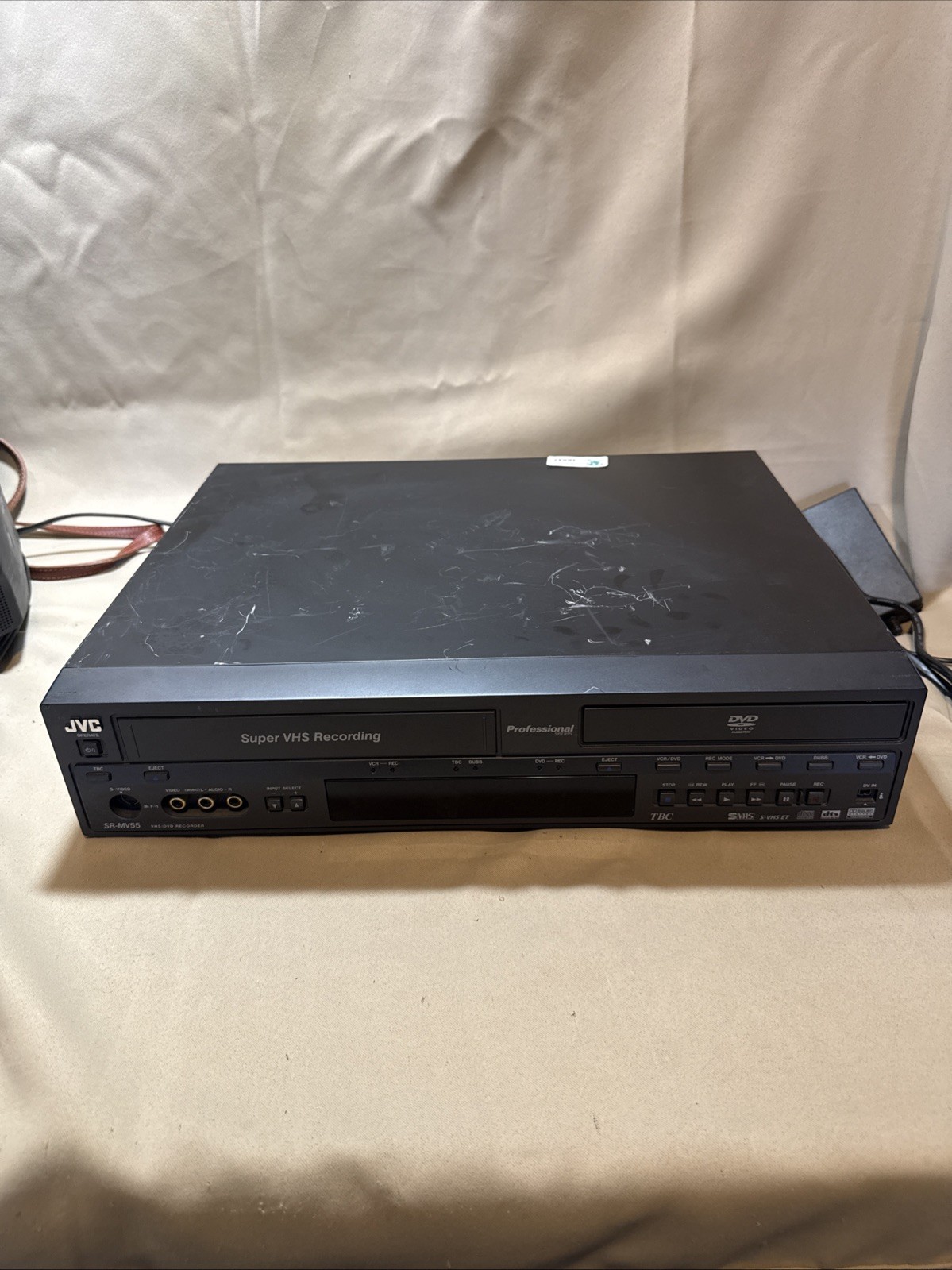 JVC SR-MV55 Professional Series VHS/DVD Recorder Combo Player See Description