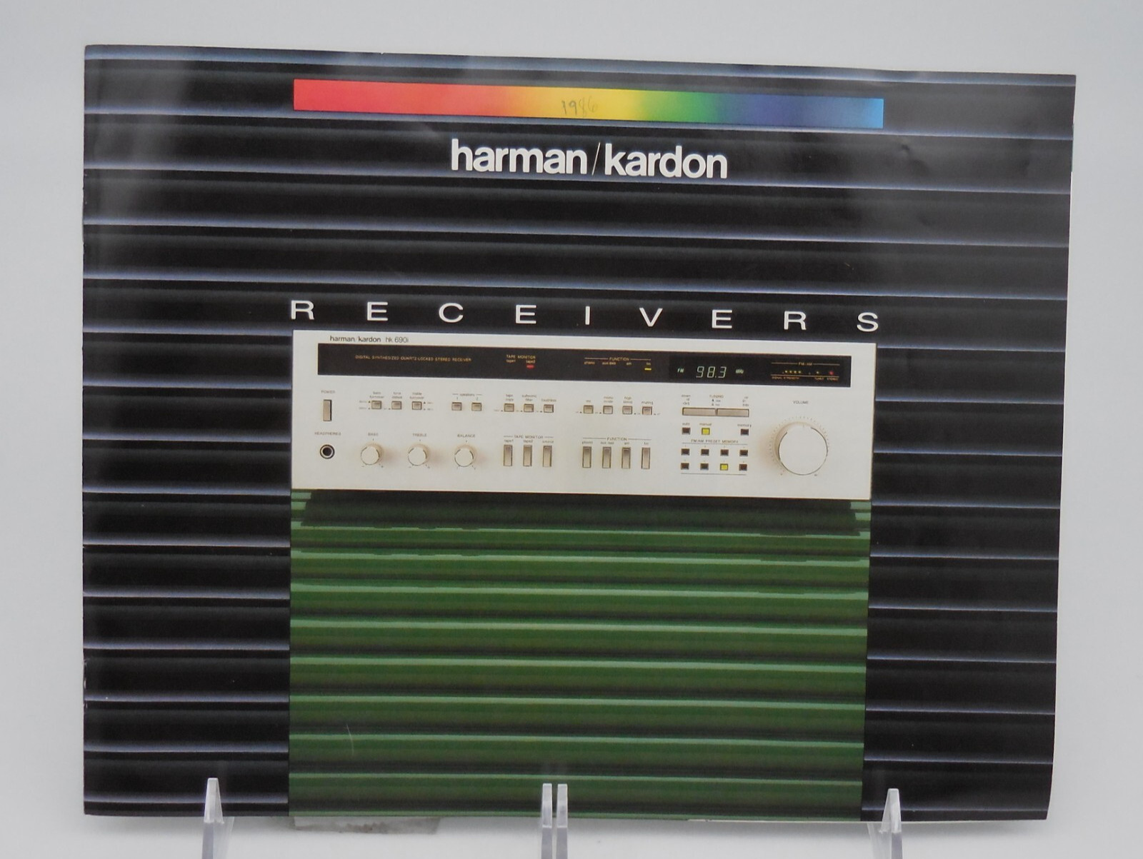 Vintage Harman/Kardon Receivers Catalog 1986 HK690i, HK495i, HK395i, HK385i