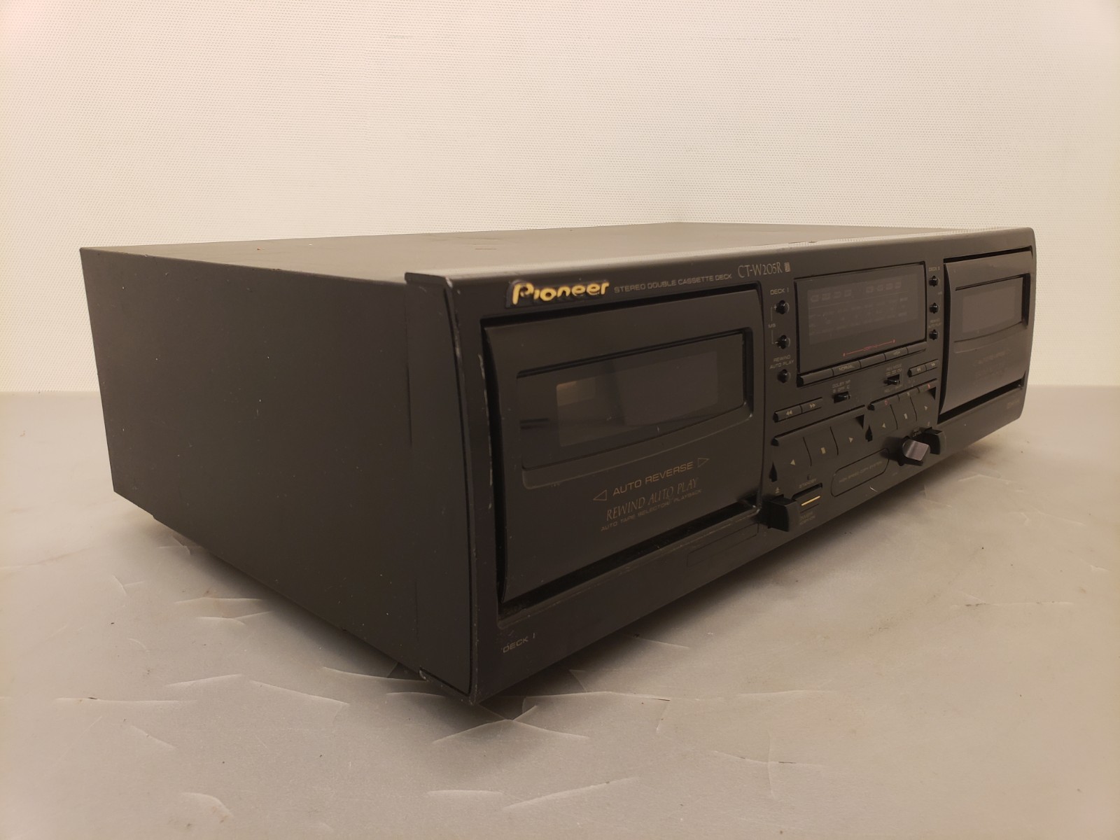 Pioneer CT-W205R Component Stereo Double Cassette Deck Both Decks Tested Working