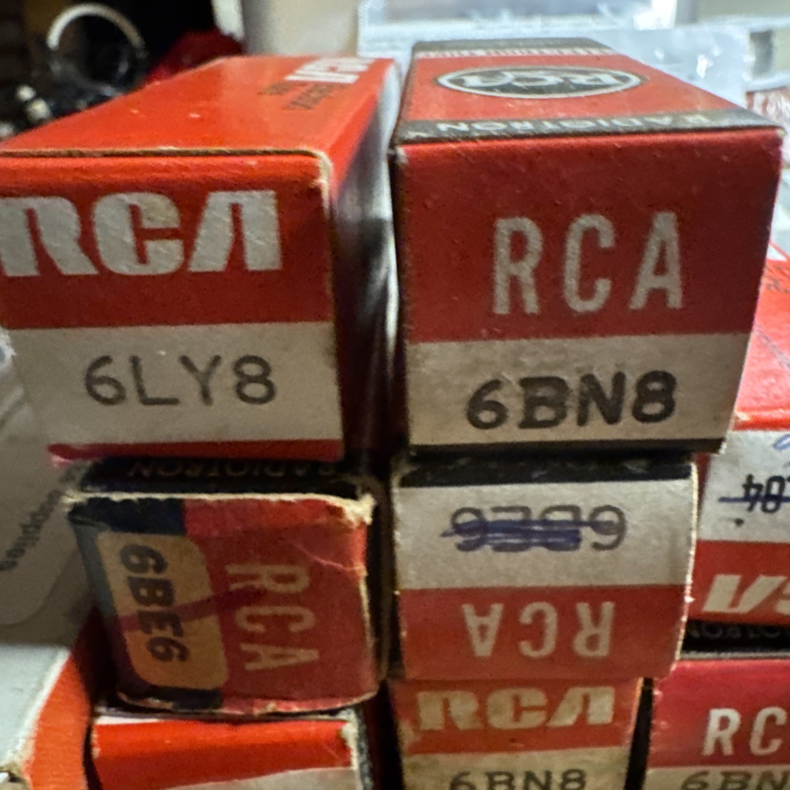 RCA Used Unknown Vintage Vacuum Tubes Radio AMP Tubes (Not sure Read)