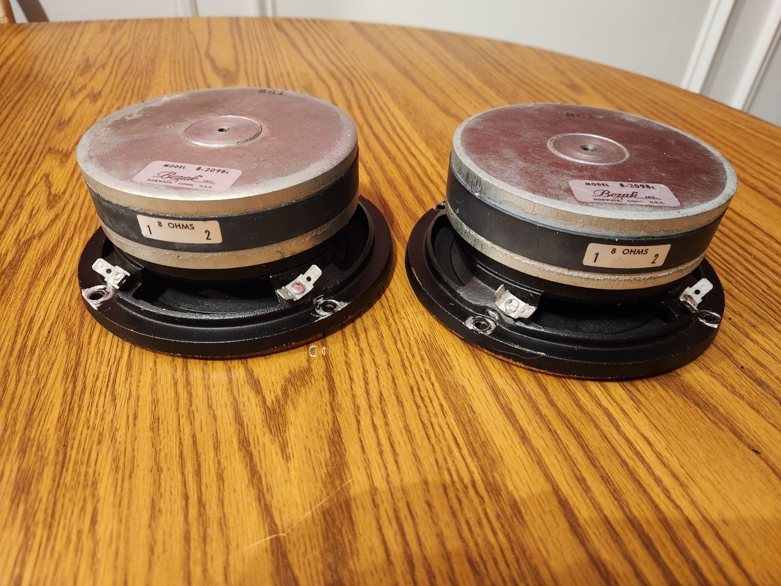 Genuine Bozak B-209Bc Midrange Driver 8 Ohms – Tested – Symphony, Concert Grand