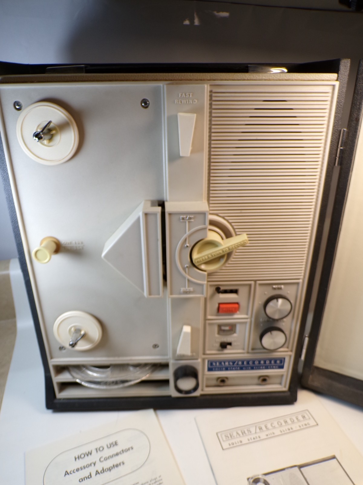 Sears Reel To Reel Tape Recorder – Model 6233 Solid State Manual limited Tested
