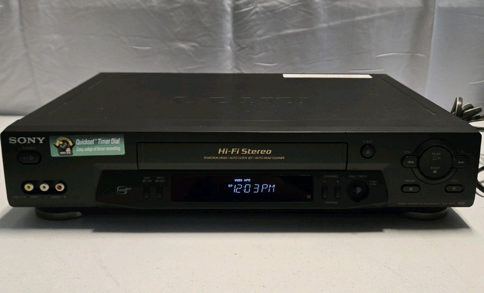 Sony SLV-N71 VCR 4 Head HiFi Stereo VHS Player Recorder No Remote Tested. READ⚠