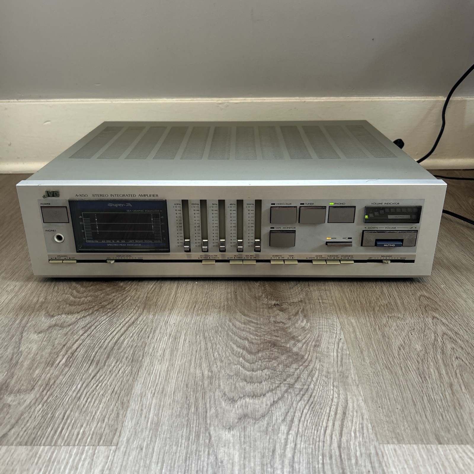 JVC A-X50 Stereo Amplifier Integrated Audio Receiver Tested Working Vintage