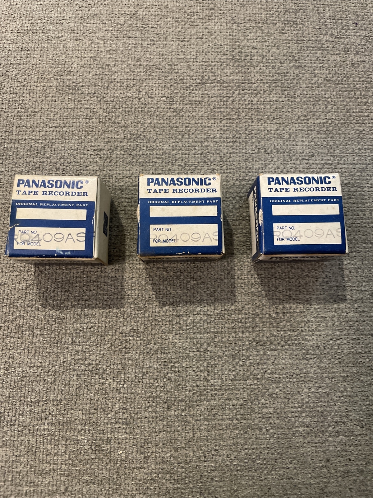 3 NOS Panasonic Tape Recorder Parts R0409AS WM066X3