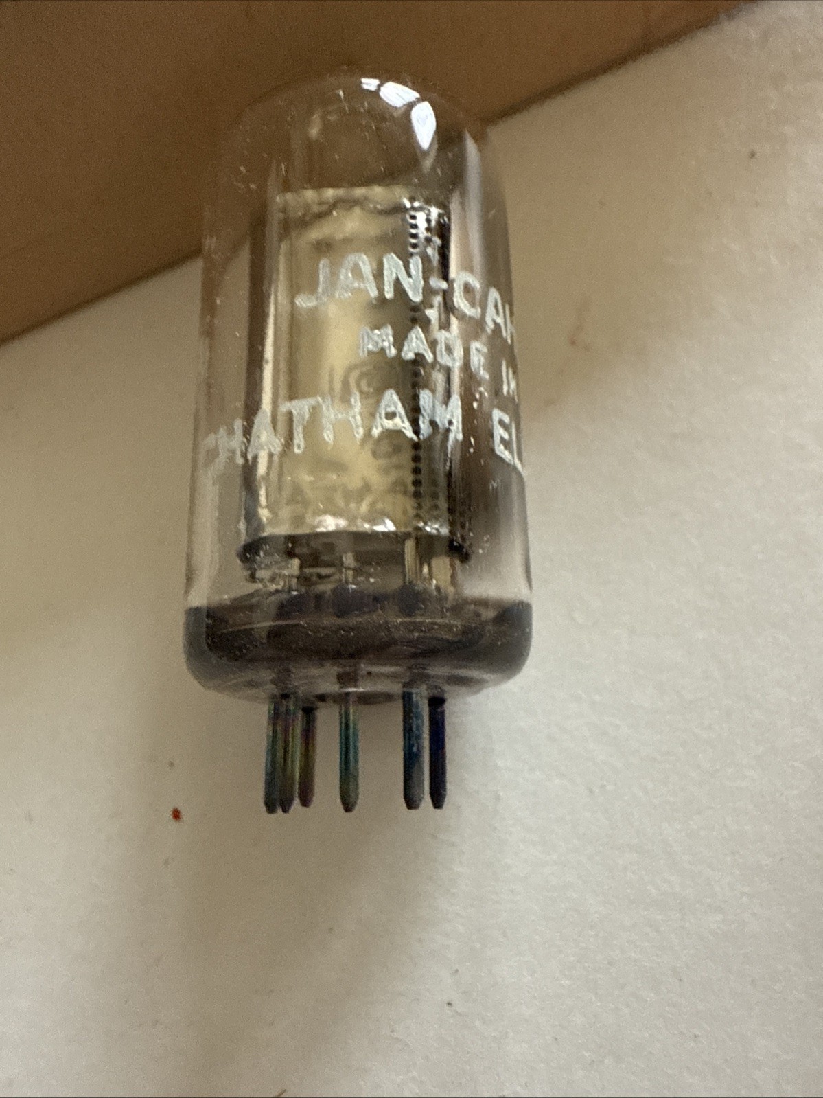 Lot Of 5: VACUUM TUBE 1258 JAN CAHG TUNG-SOL CHATAM ELECTRONICS NOS Tu9 T19 T20