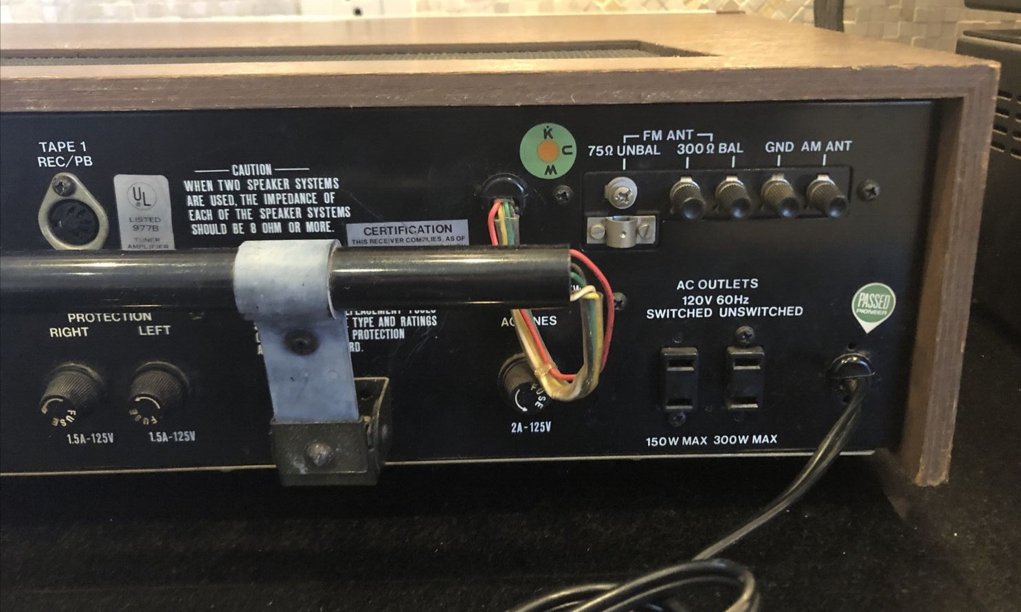 Pioneer SX-525 AM/FM Stereo Receiver Perfect Working Condition