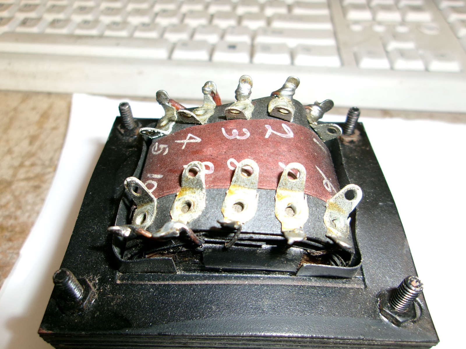 VINTAGE NOS PEERLESS TYPE R-5161H TUBE POWER TRANSFORMER 18