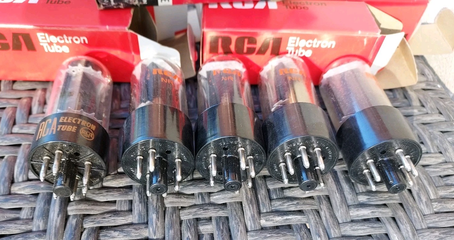 RCA 6W6GT Amplifier Electron Tubes – lot of 5