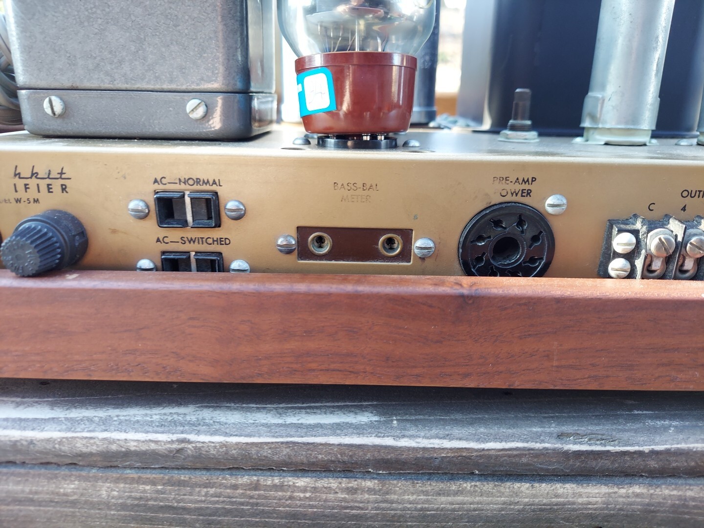 Heathkit W-5M amplifier and Heathkit WA-P2 Preamplifier