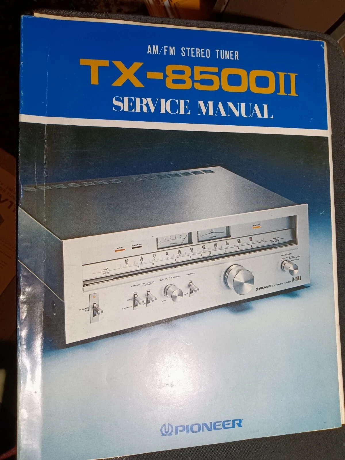 PIONEER TX-8500II Tuner Service Manual Original