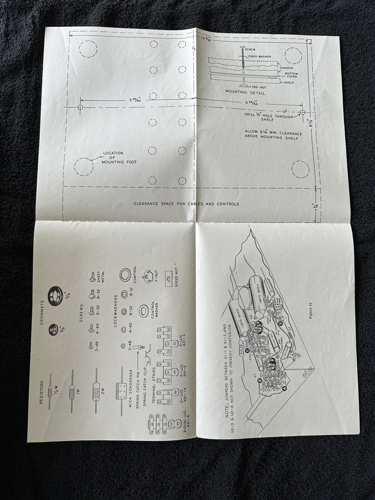 Vintage Heathkit Manuals, Reference Book Preamp WA-P2, Amp W-5M, Handitester M-1