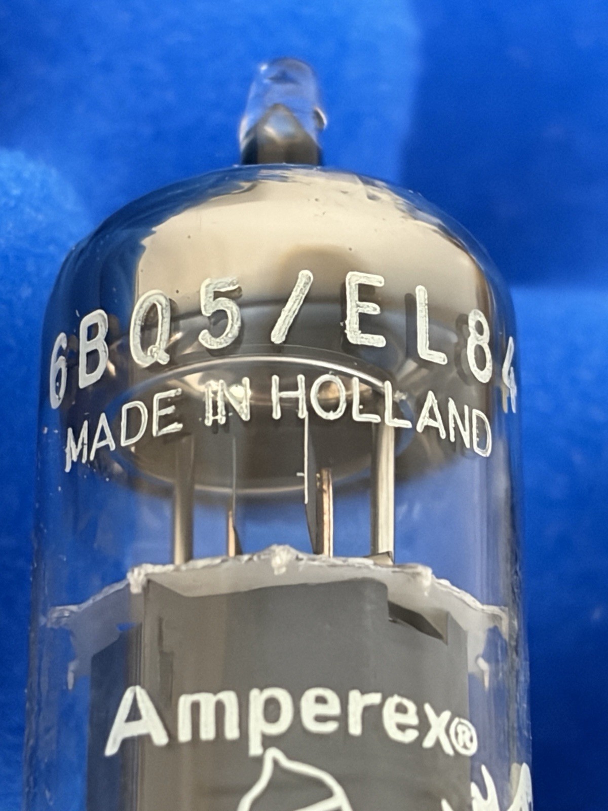 TWO Amperex EL84 6BQ5 Vacuum Tubes / rX4 Bugle Boy Holland /Amplitrex Tested ’63