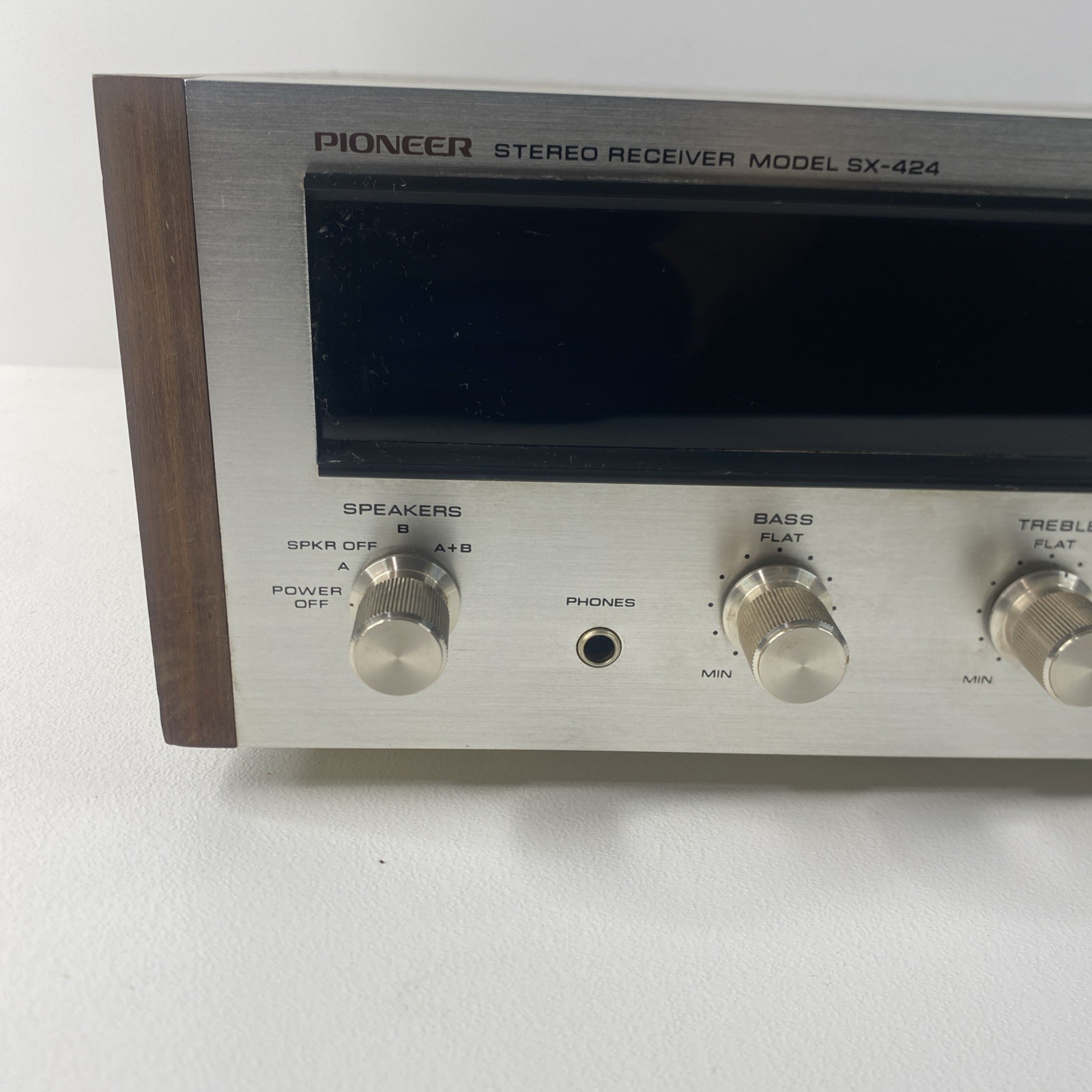 Vintage Pioneer SX-424 A12W AM/FM Stereo Receiver 1972 Tested