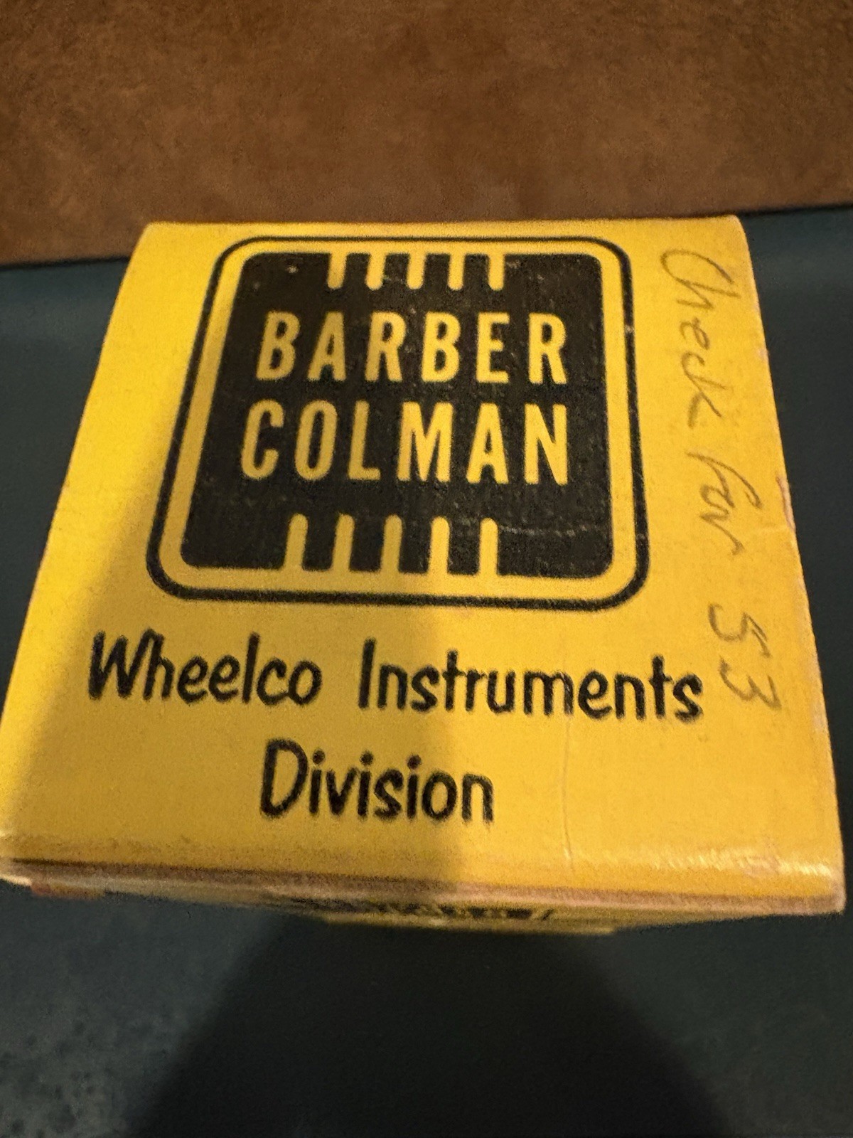 Barber Colman 31-011C Controller Tube 5608A Wheelco NOS NIB TV7 Tested £