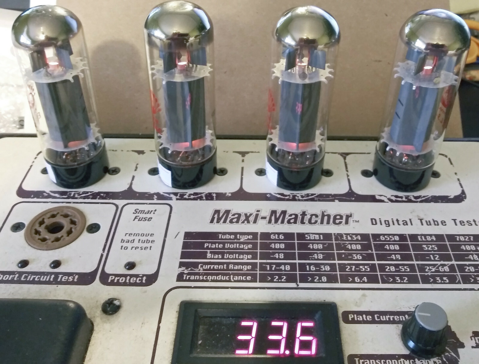 EL34C 6CA7 Psvane precision matched pair(2) USA tested Classic Brit tone