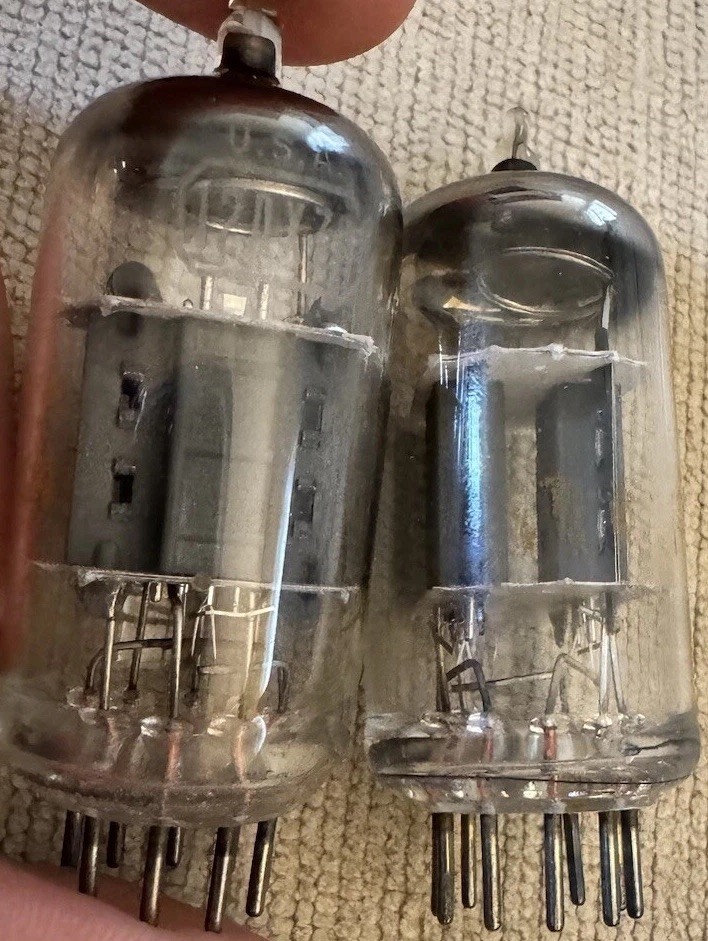 NOS Matched Pair RCA 12AX7A ECC83 12AX7 phono Grade Audio Tubes