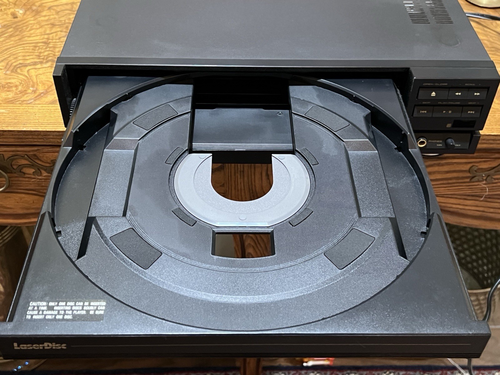 Pioneer CLD-1030 Vintage LaserDisc CD CDV Player Tested Super Clean No Remote
