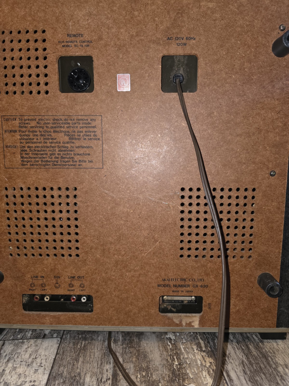 Vintage AKAI GX-620 – Reel To Reel Tested Working