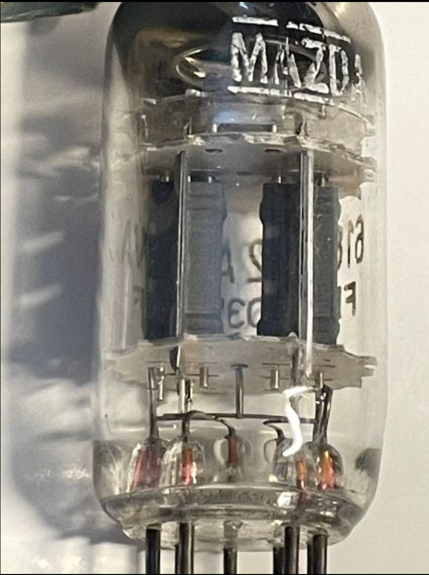 ULTRA RARE TUBE ECC802S 12AU7WA MAZDA 12AU7 triple micas