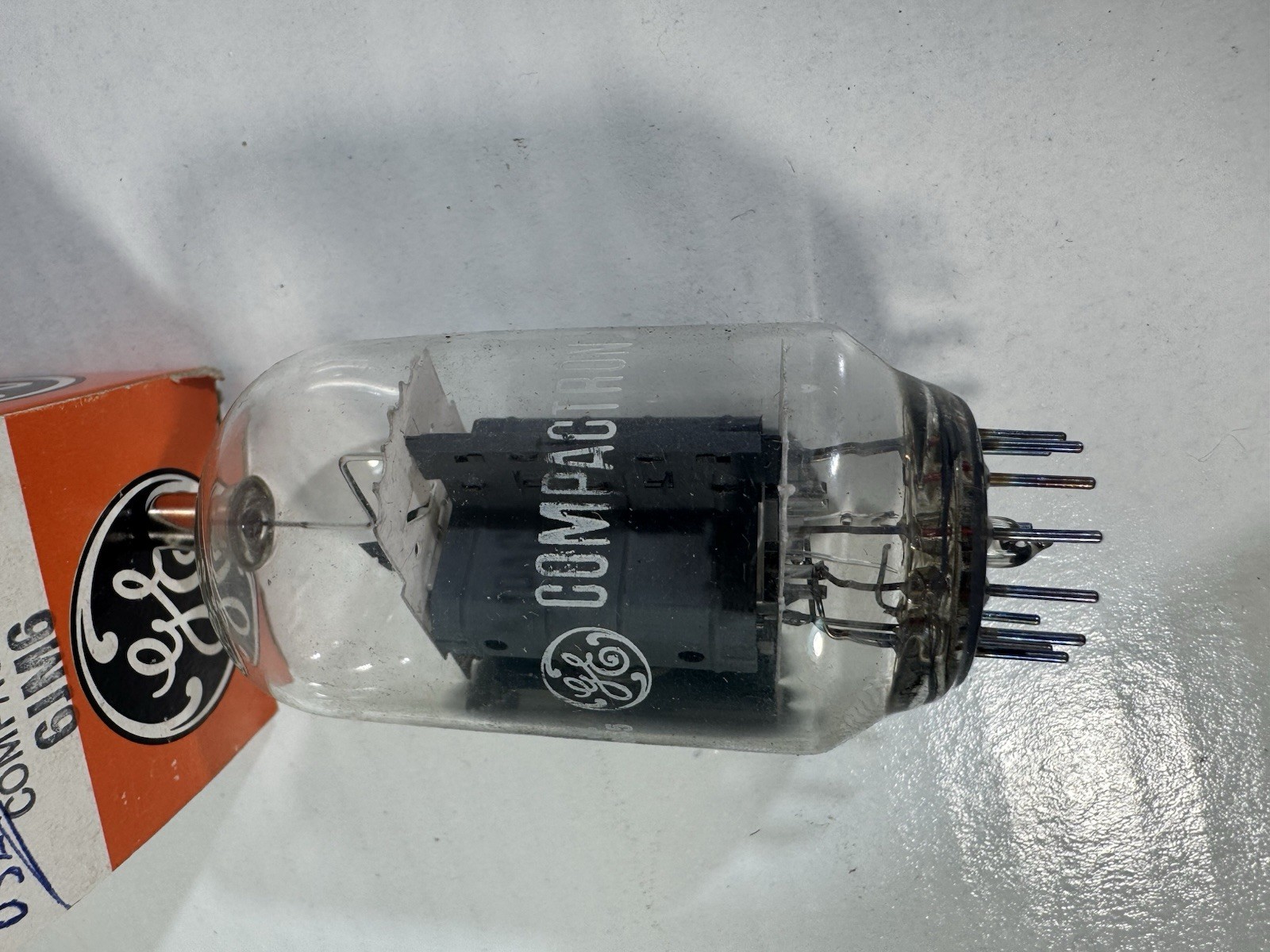 Lot Of 3 – 2 (6JM6) 1 (6GF7A) Compactron Vacuum Tubes Gray Plate Untested