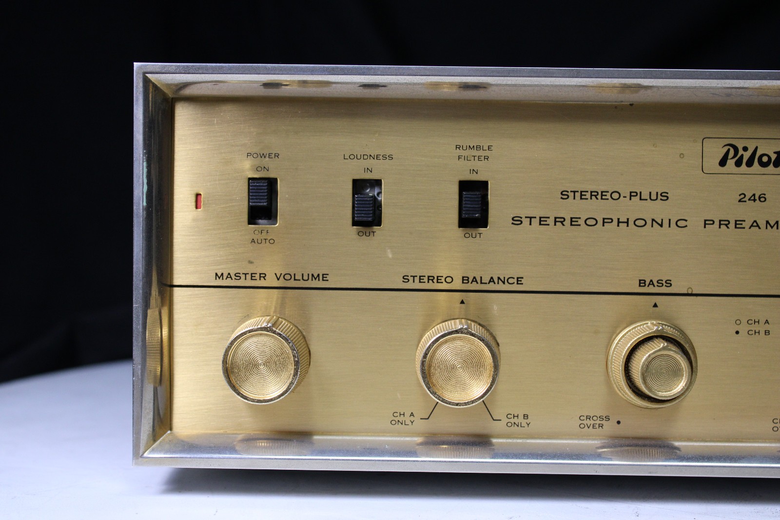 Vintage PILOT 246 ‘Curtain of Sound’ Tube Integrated Amplifier Serviced