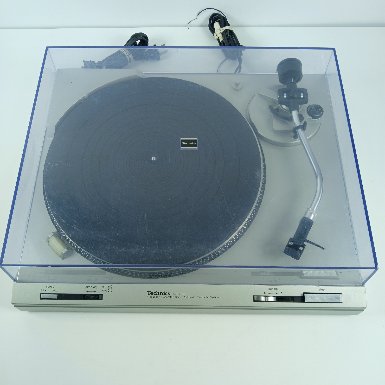 VTG TECHNICS FREQUENCY GENERATOR SERVO AUTO TURNTABLE SL-B202 TESTED