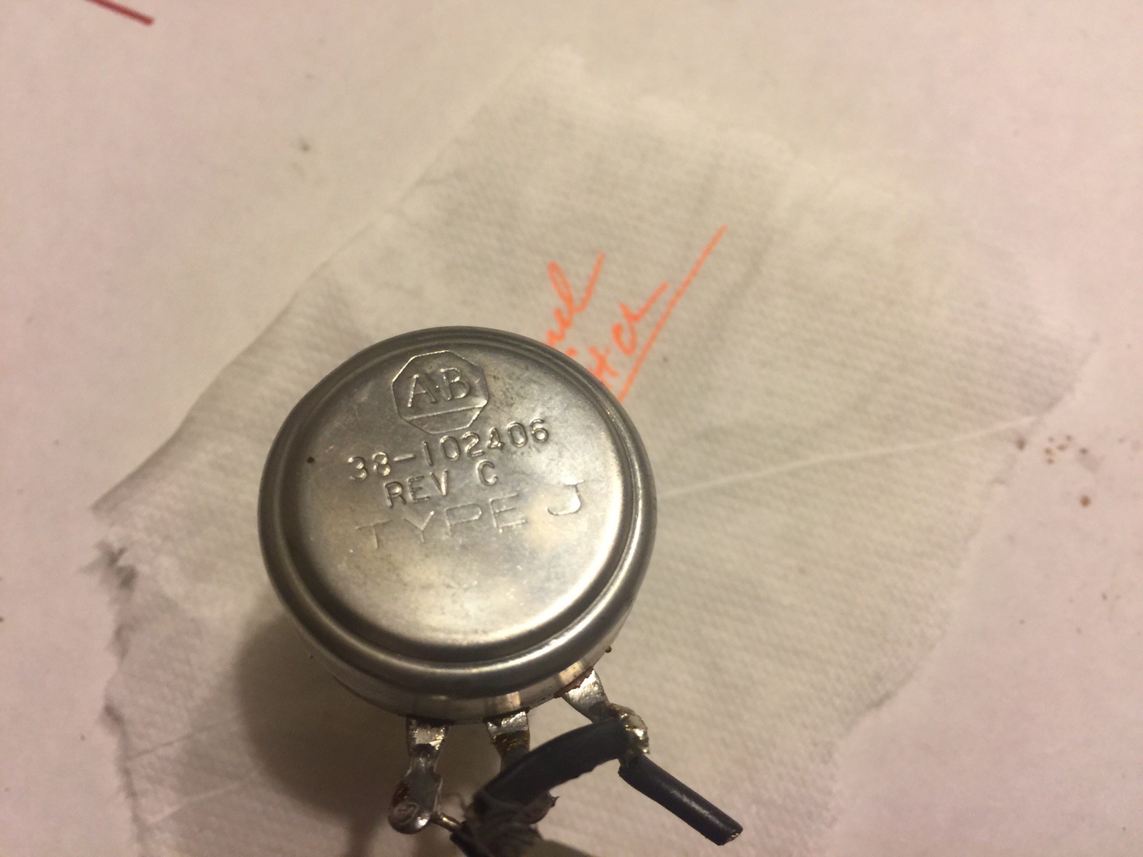 Bose 1801 Amplifier Parts – Gain Control Switch