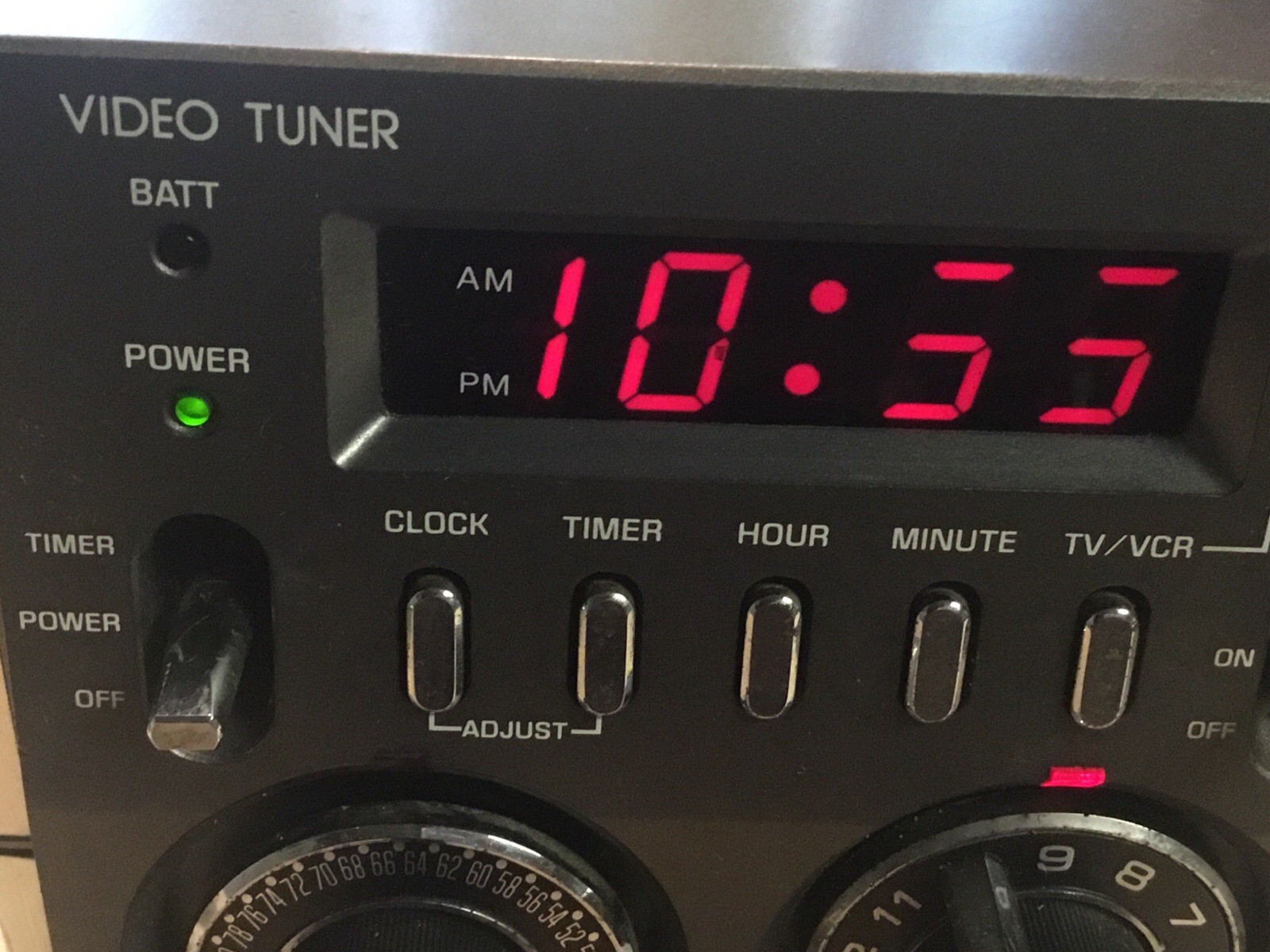 Sears Betavision VCR & Case & Video Tuner Clock VHF/UHF POWER UP RARE 1980 Lot