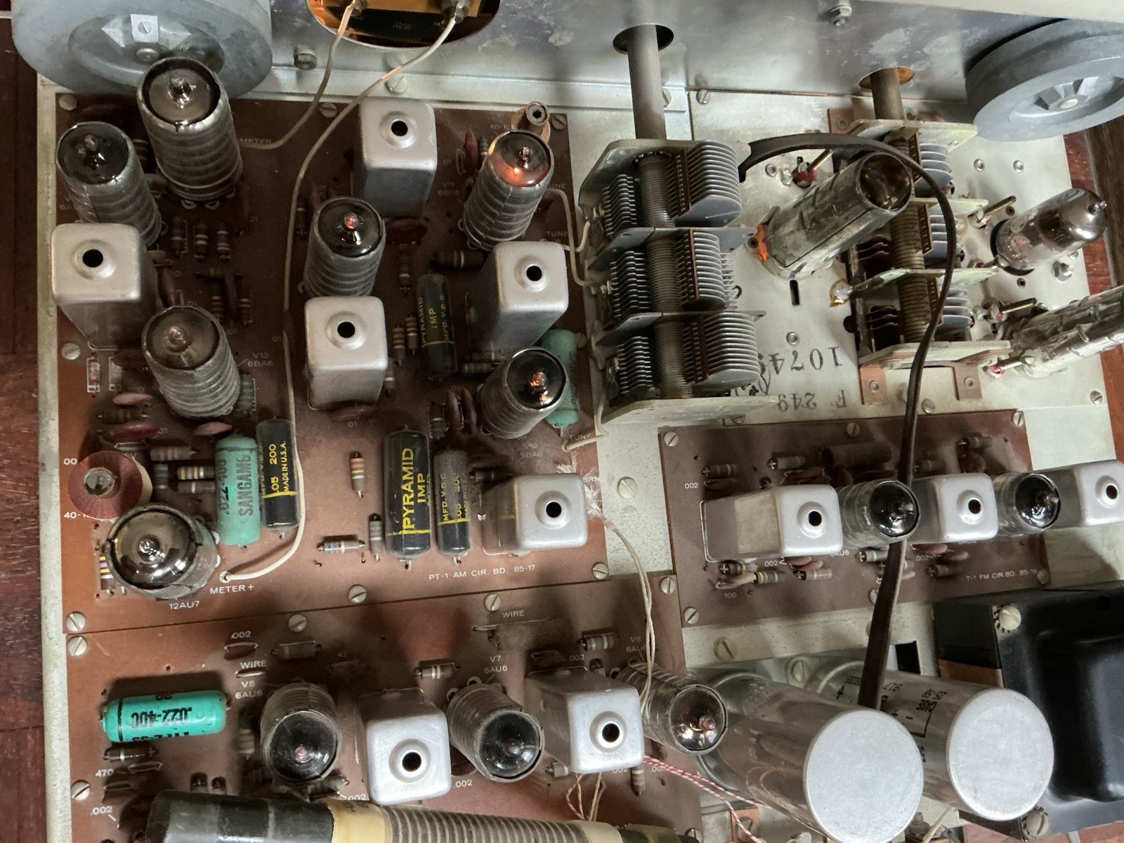Vintage Heathkit PT-1 Stereo | AM/FM Tube Tuner Working Conditions