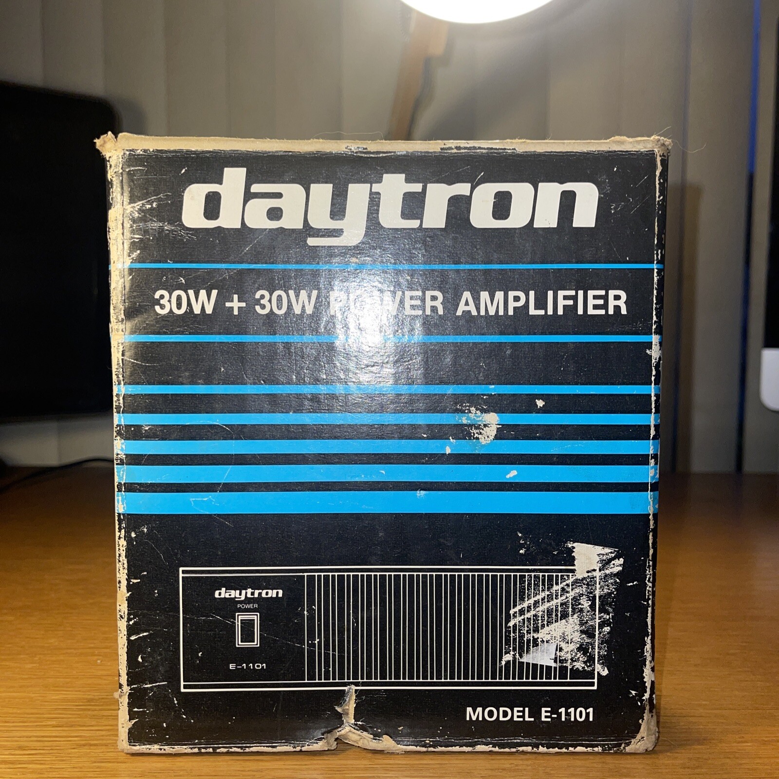 Vintage Daytron Daewoo 30W+30W Power Amplifier E-1101 Brand New In Box