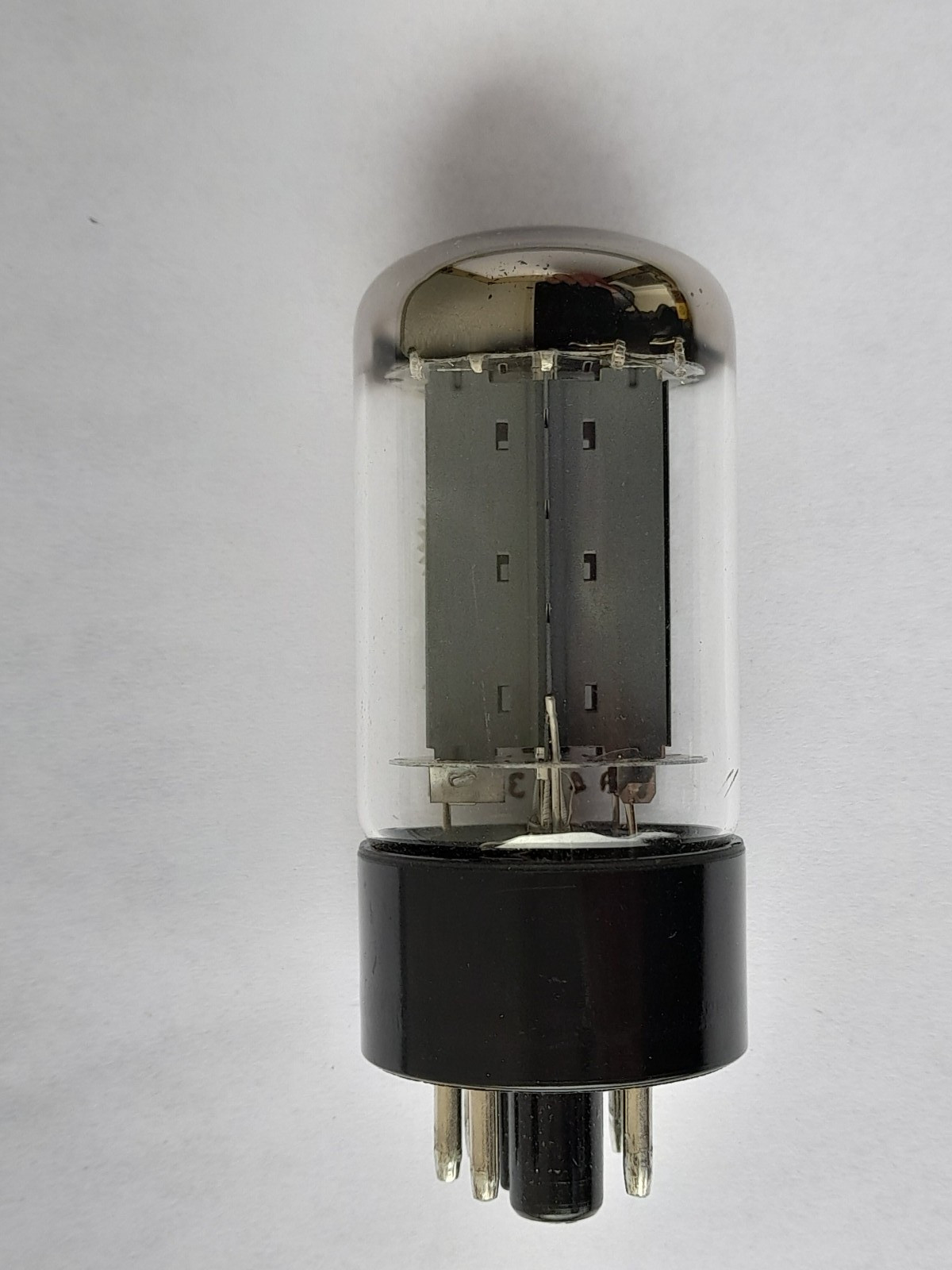 GZ34 rectifier tube audio VALVO / MULLARD ( AMPEREX ) – xf2 / oo – GZ 34 – 1964