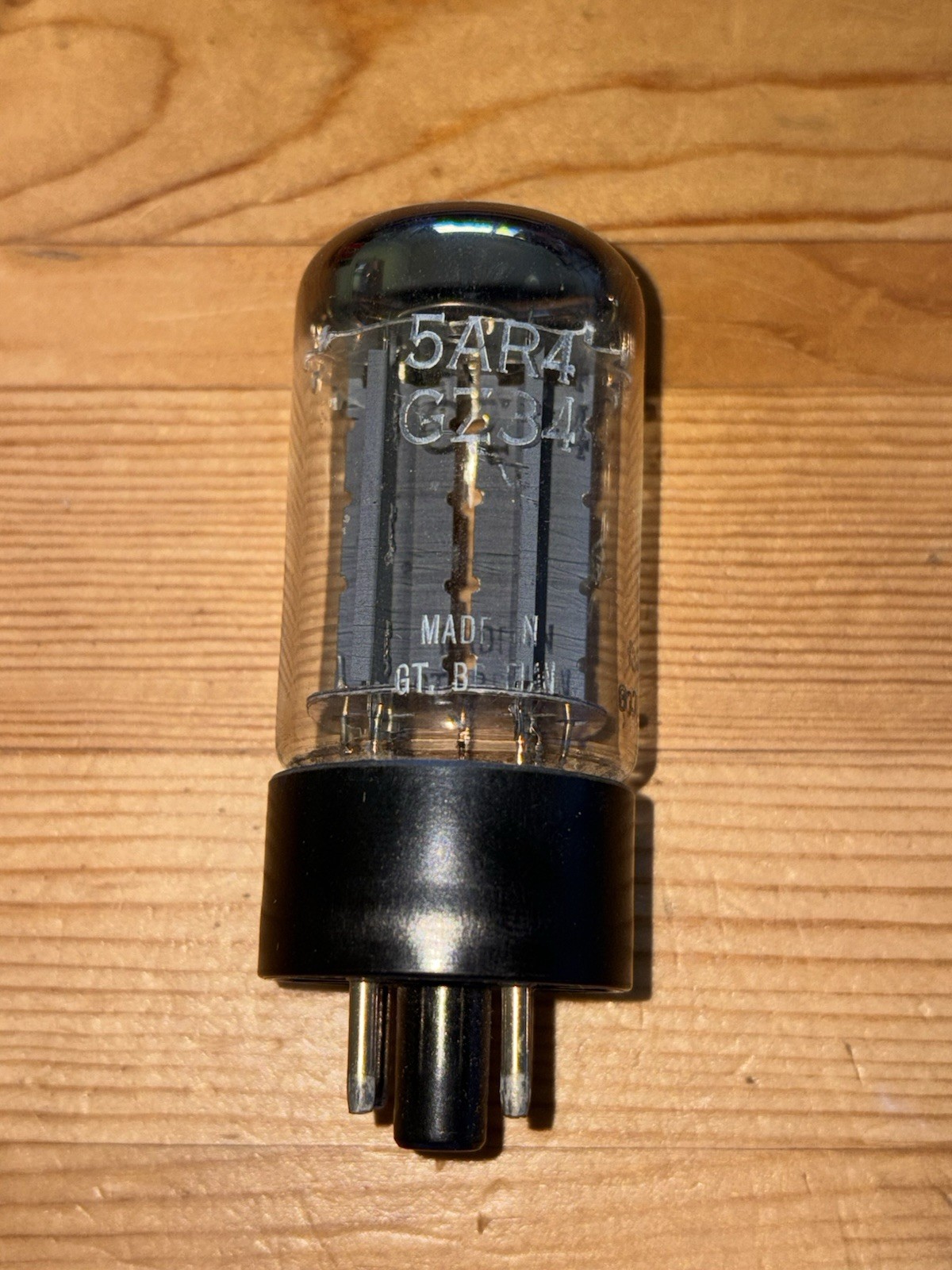 Amperex Bugle Boy GZ34 5AR4 Tube TV7 Tested 95 To 100%