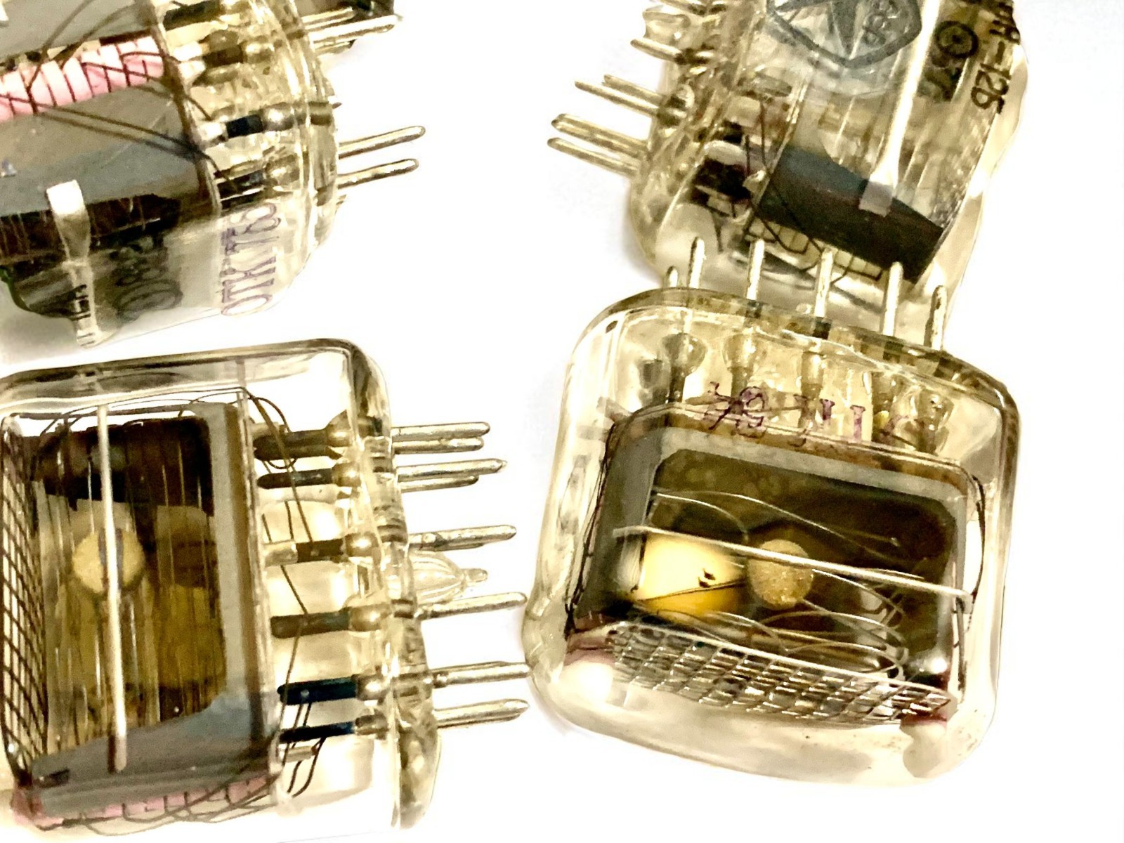 10PCS IN-12A Nixie TUBES USED NIXIE CLOCK IN12 IN-12A IN-12B IN12A IN12B