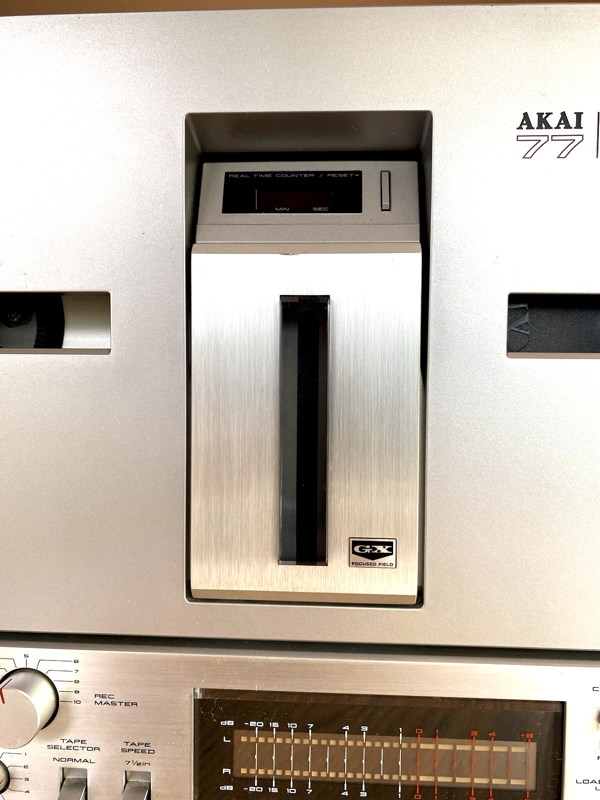 Akai GX-77 Stereo Reel to Reel Tape Recorder TESTED Working & Cosmetically 9.5