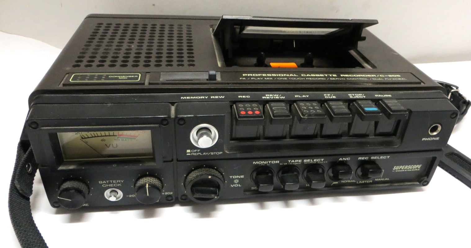 Marantz Superscope C-205 Professional Cassette Recorder Player Desktop Vintage