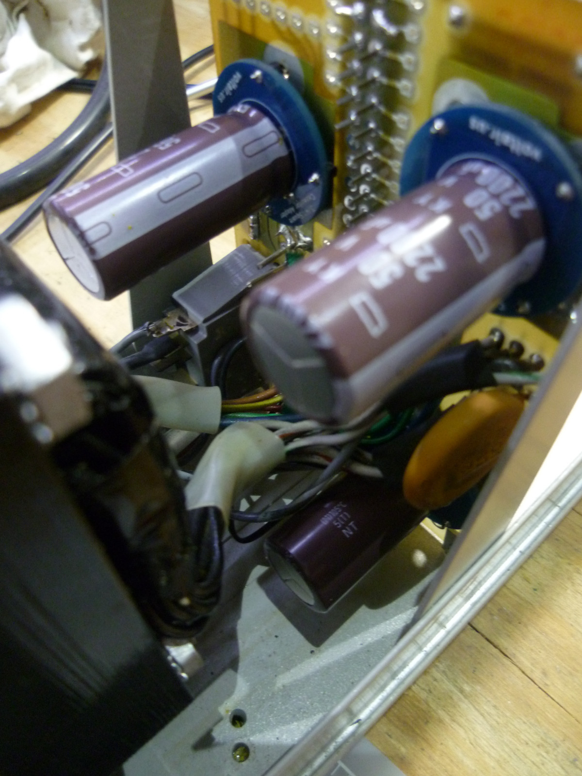 Capacitor Adapter 3/4″ Square Tek Tektronix TM501 Power Supply Recap (x3)