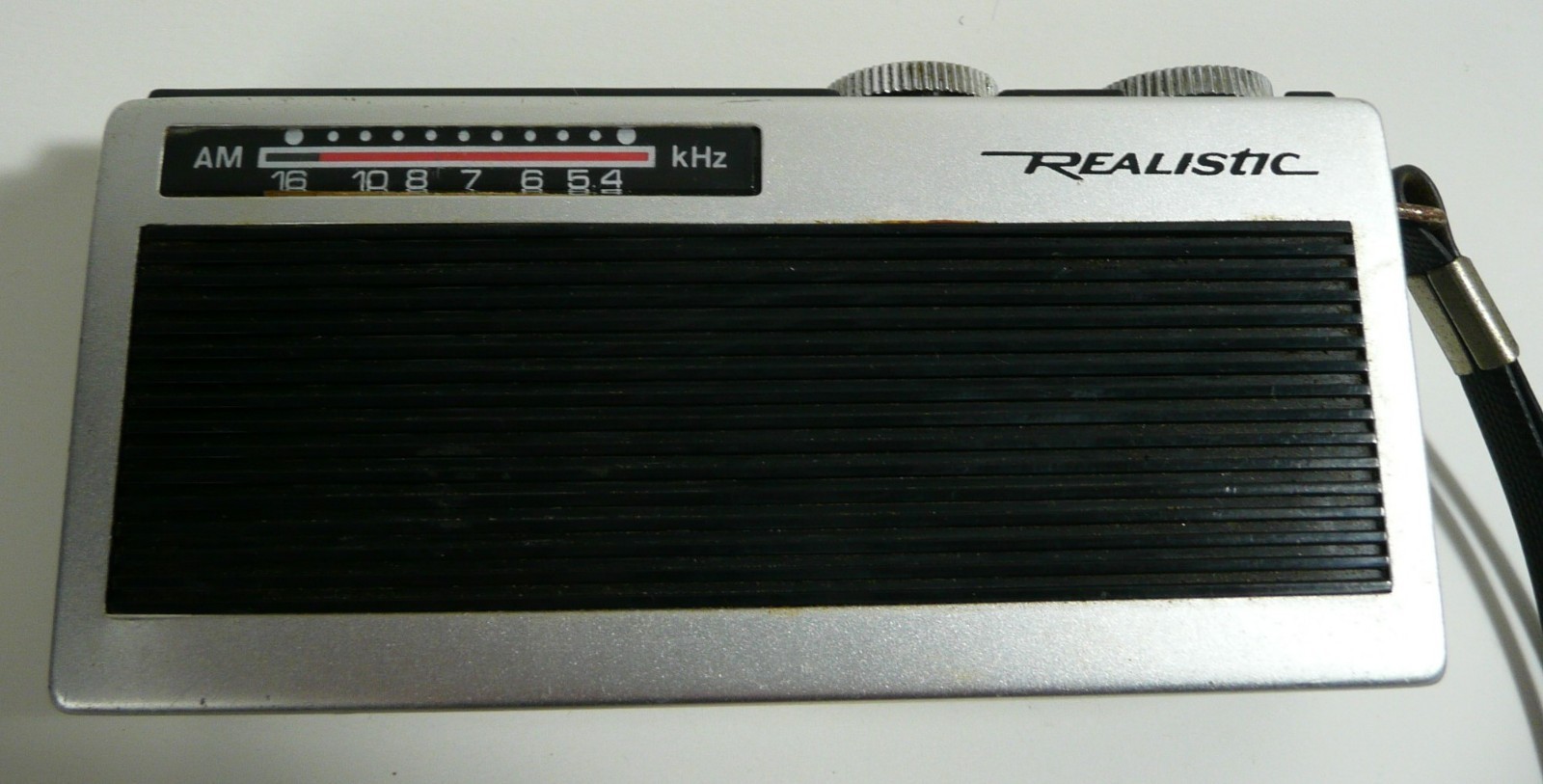 Vintage Non-Working Realistic Radio Shack Pocket Radio Collectible Man Cave