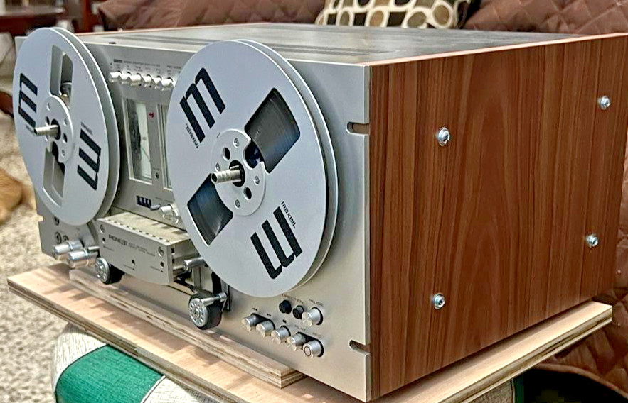 Pioneer RT 701 & 707 Wood plastic laminated Walnut color MACHINE NOT INCLUDED