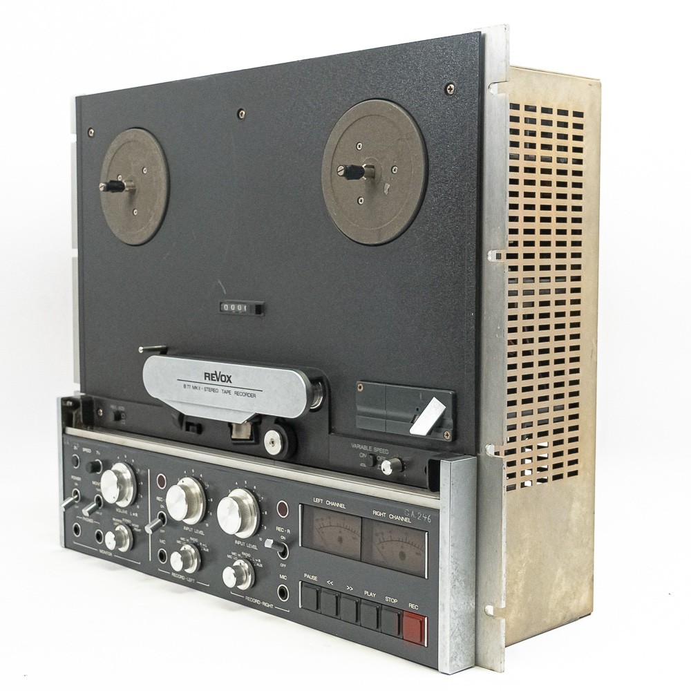 Revox B77 MKII High Speed Reel to Reel Tape Recorder 15 IPS 10.5″ – Working