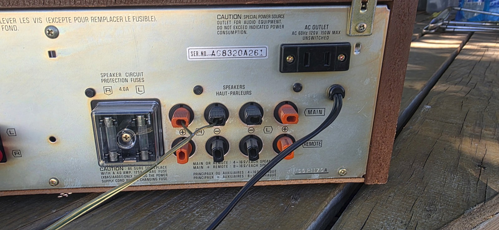 TECHNICS SA-400 STEREO FM-AM STEREO RECEIVER “CLEAN”