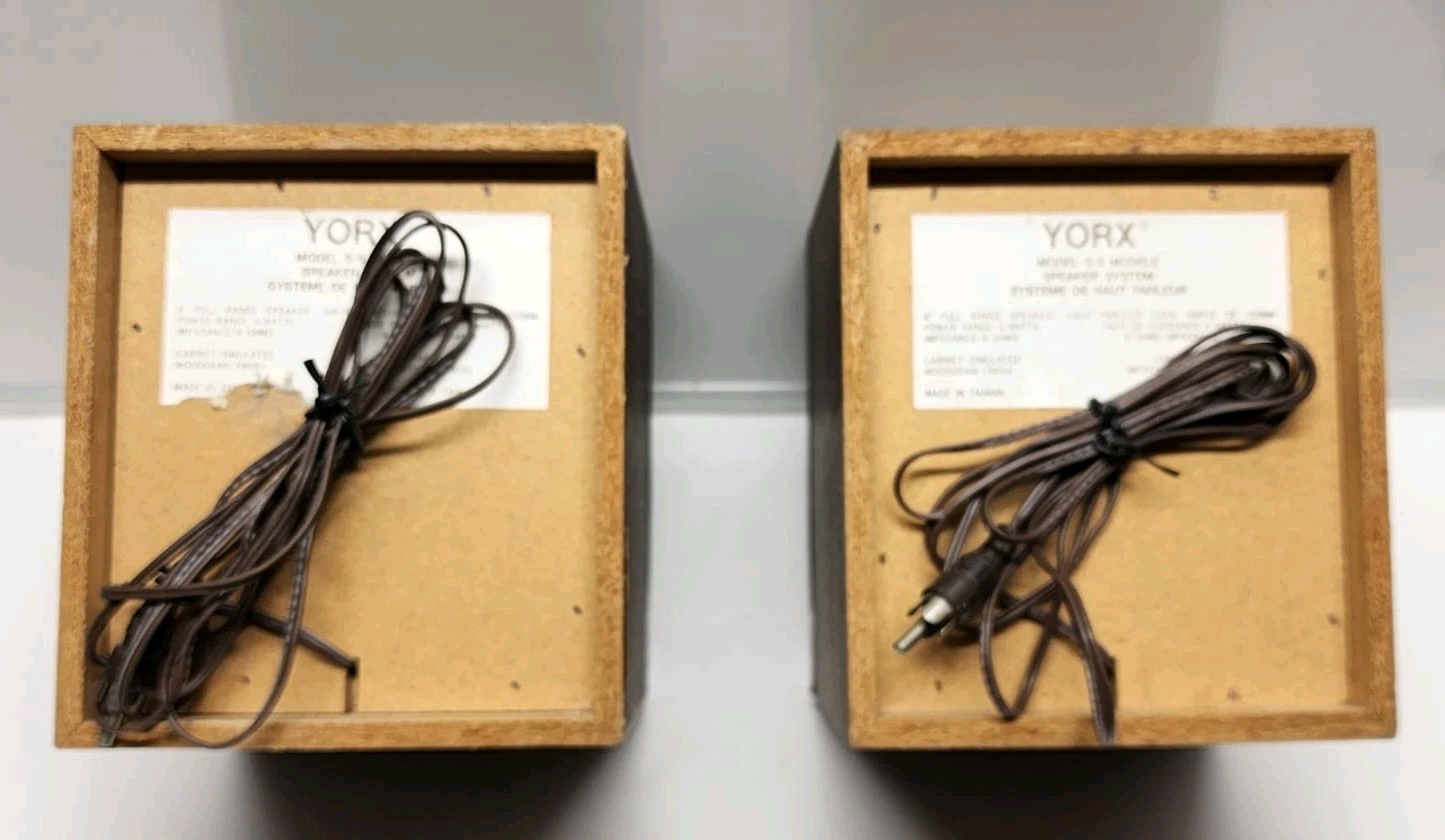 Pair VTG Yorx Speakers S-5 4″ Full Range Speakers