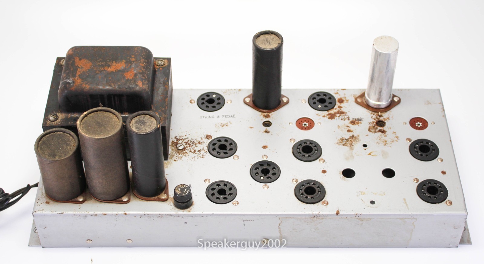 Conn 7868 / 12AX7 Tube Amplifier Chassis – No Output Transformers — CS2