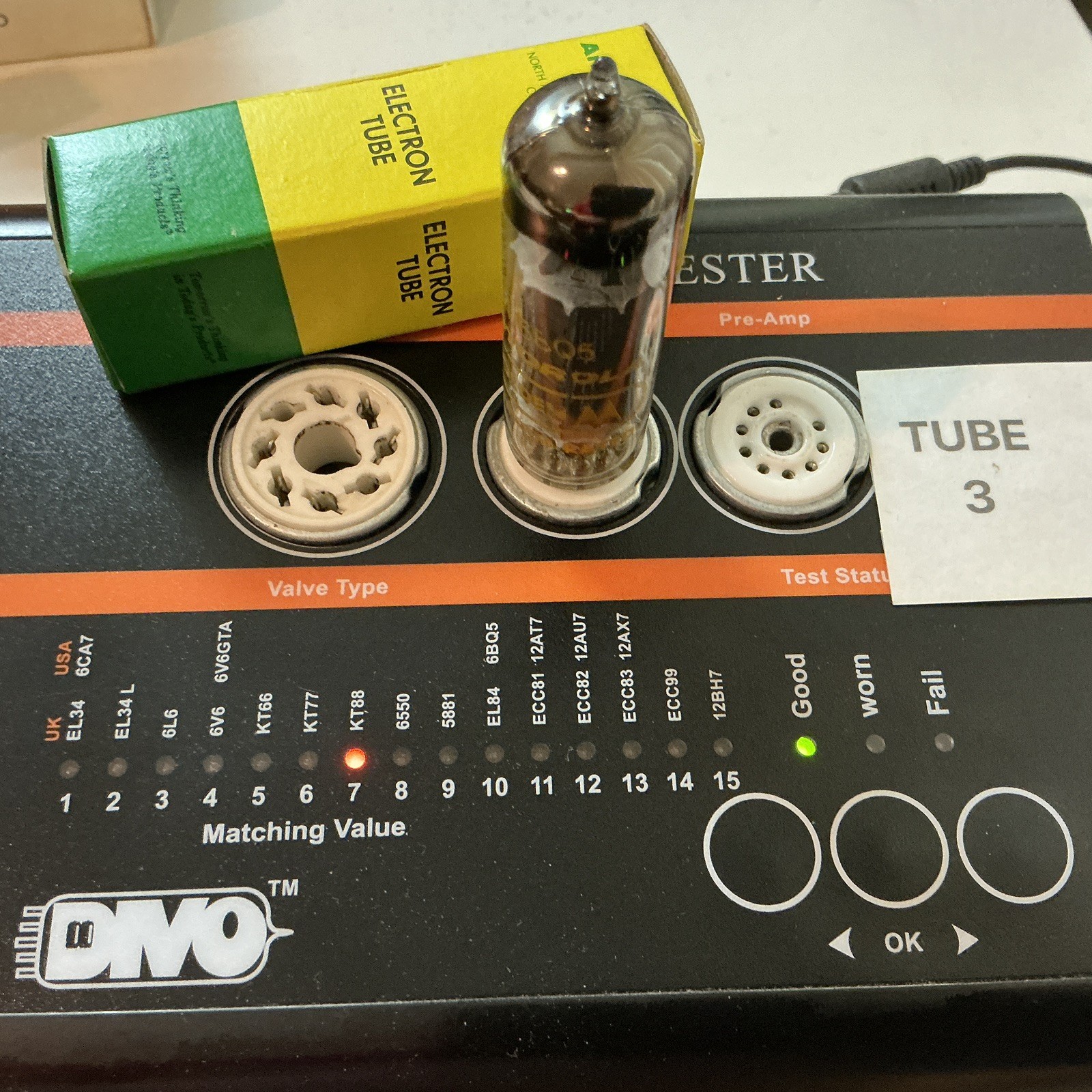 Rare ANOS Amperex EL84 6BQ5 Tubes rX3 D-Get MATCHED QUAD N709 E84L CV2975 L@@K!
