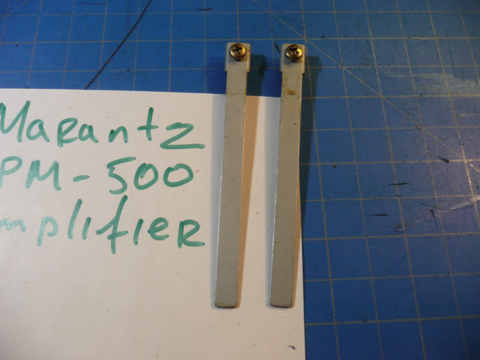 Marantz Model PM-500 Amplifier Replacement Metal Parts